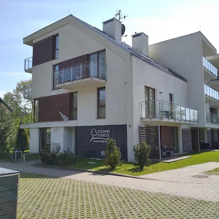 Apartamento Paradise Forest - 4os, Plac Zabaw, Taras,parter Stegna (Pomerania)